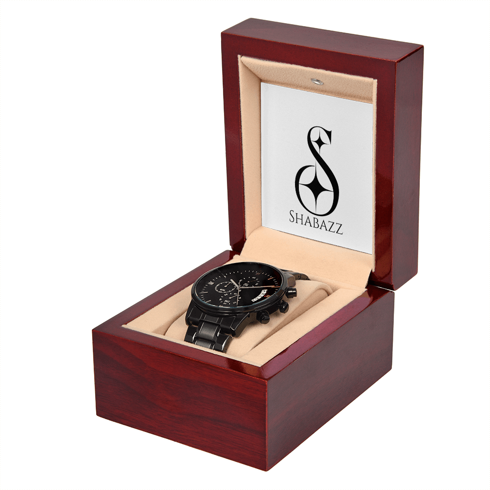 Black Eclipse 48204 Chronograph Watch