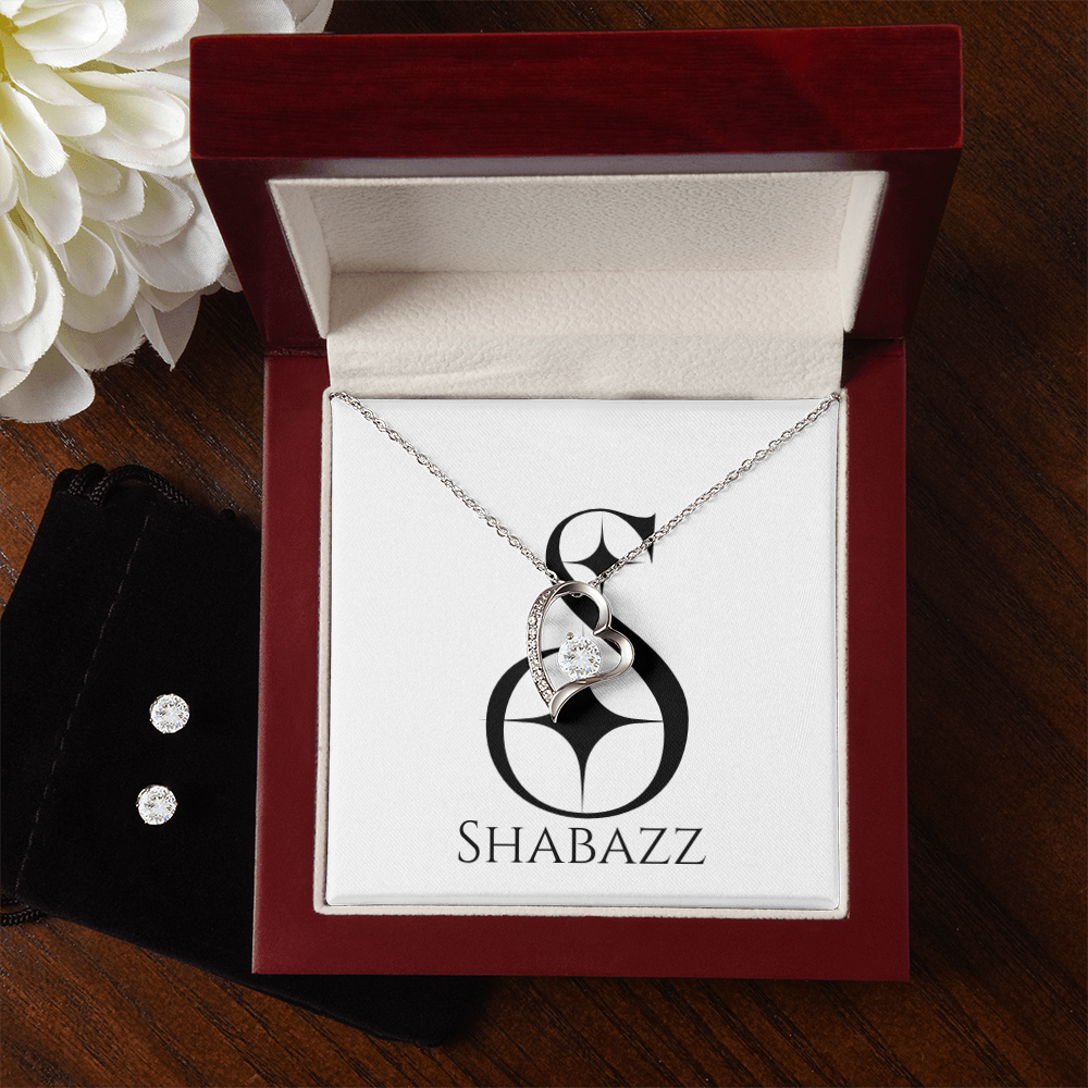 Infinite Love Pendant Necklace & Earrings