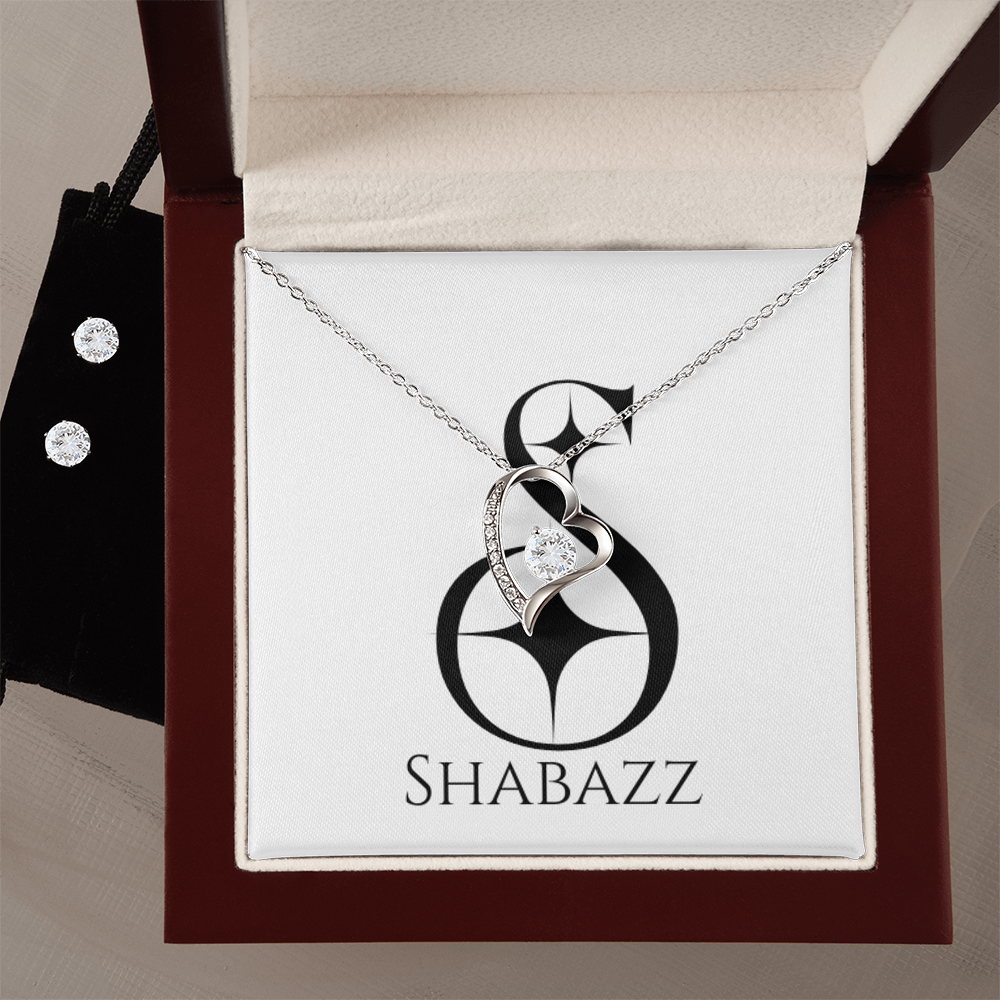 Infinite Love Pendant Necklace & Earrings
