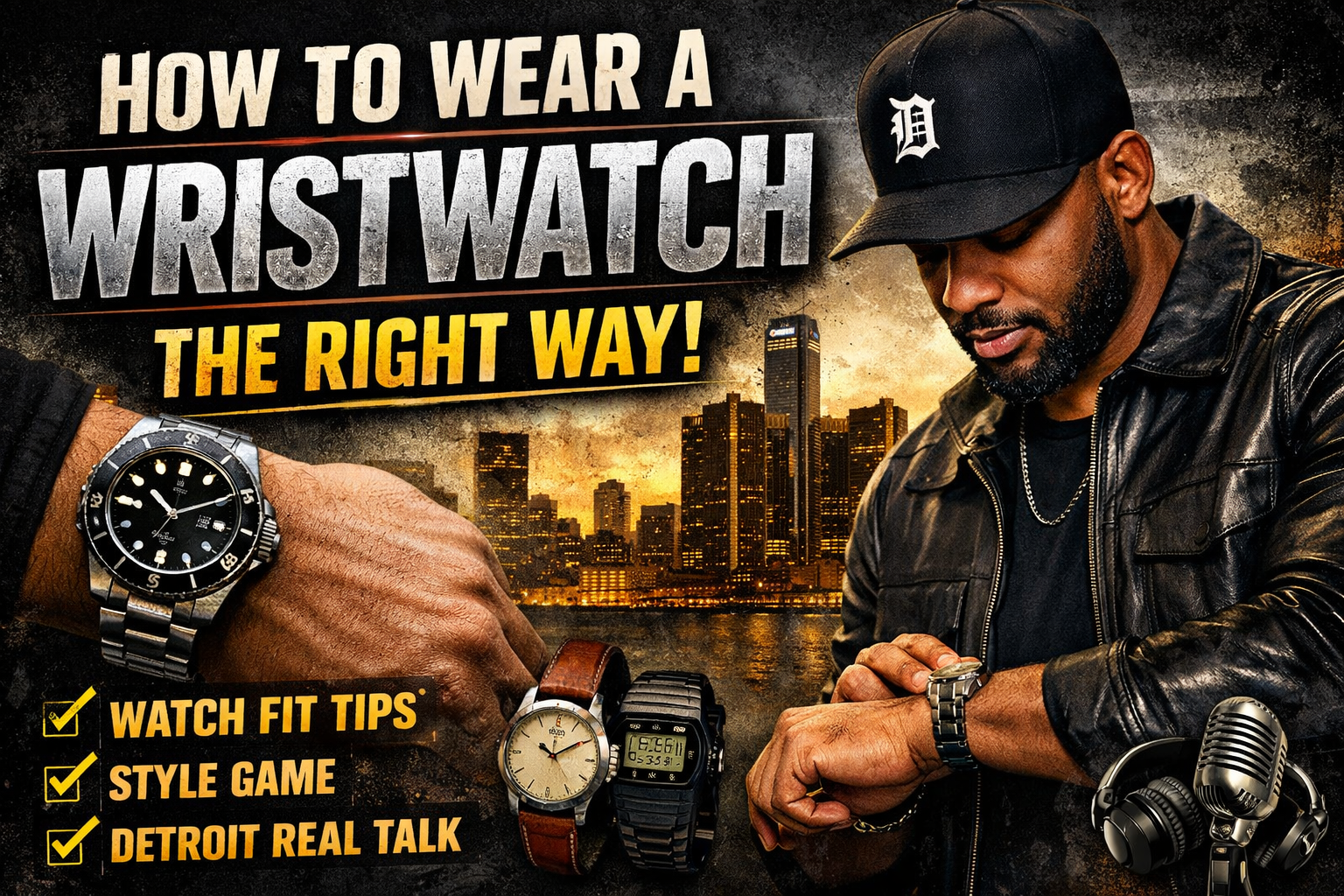 How to wear a Wristwatch
