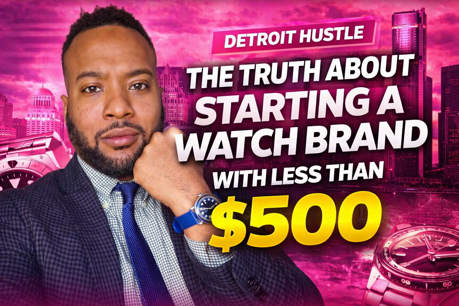 Can you really start a watch brand with less than $500?